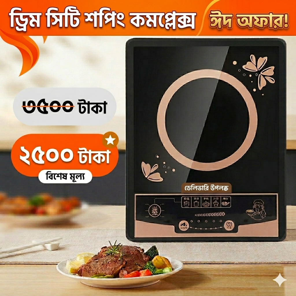 ২৫০০ টাকায় ইন্ডাকশন কুকার!